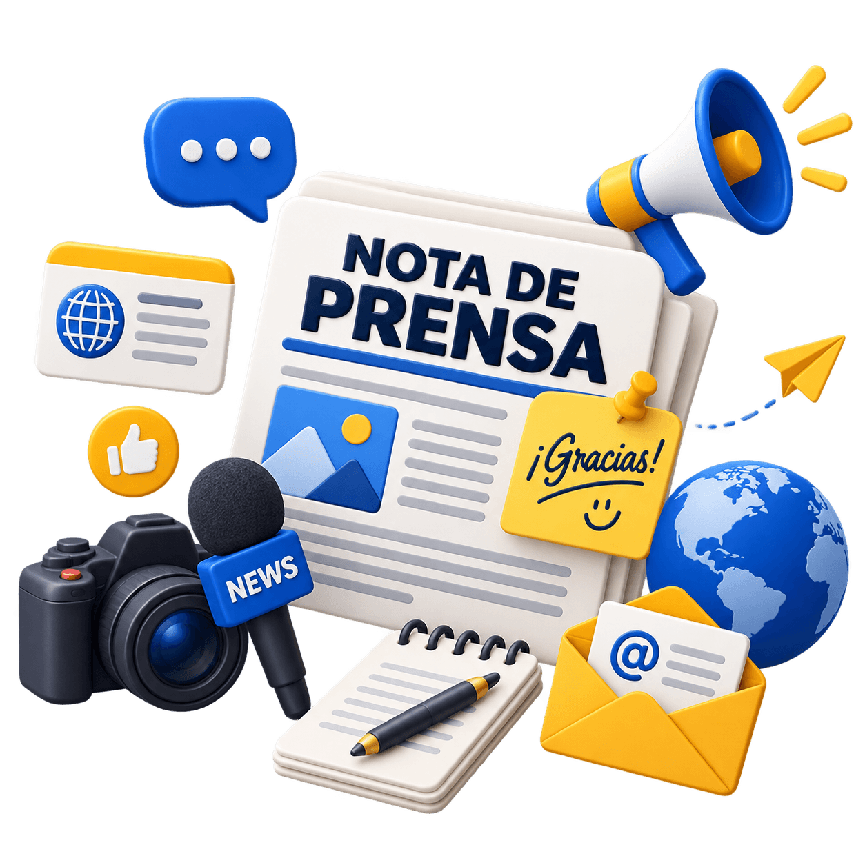 Notas de prensa.